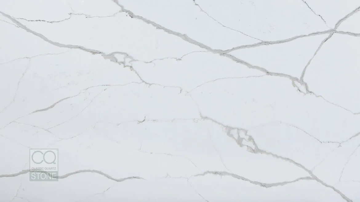 Calacatta Lusso quartz worktop colour sample – Palazzo Stone