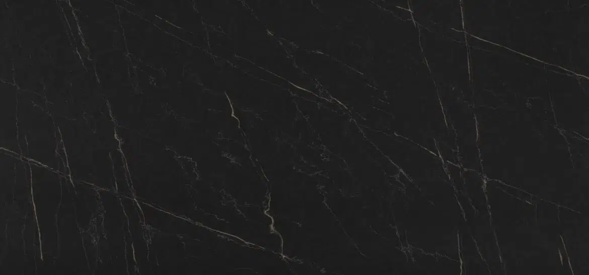 Portoro Black quartz worktop colour sample – Palazzo Stone
